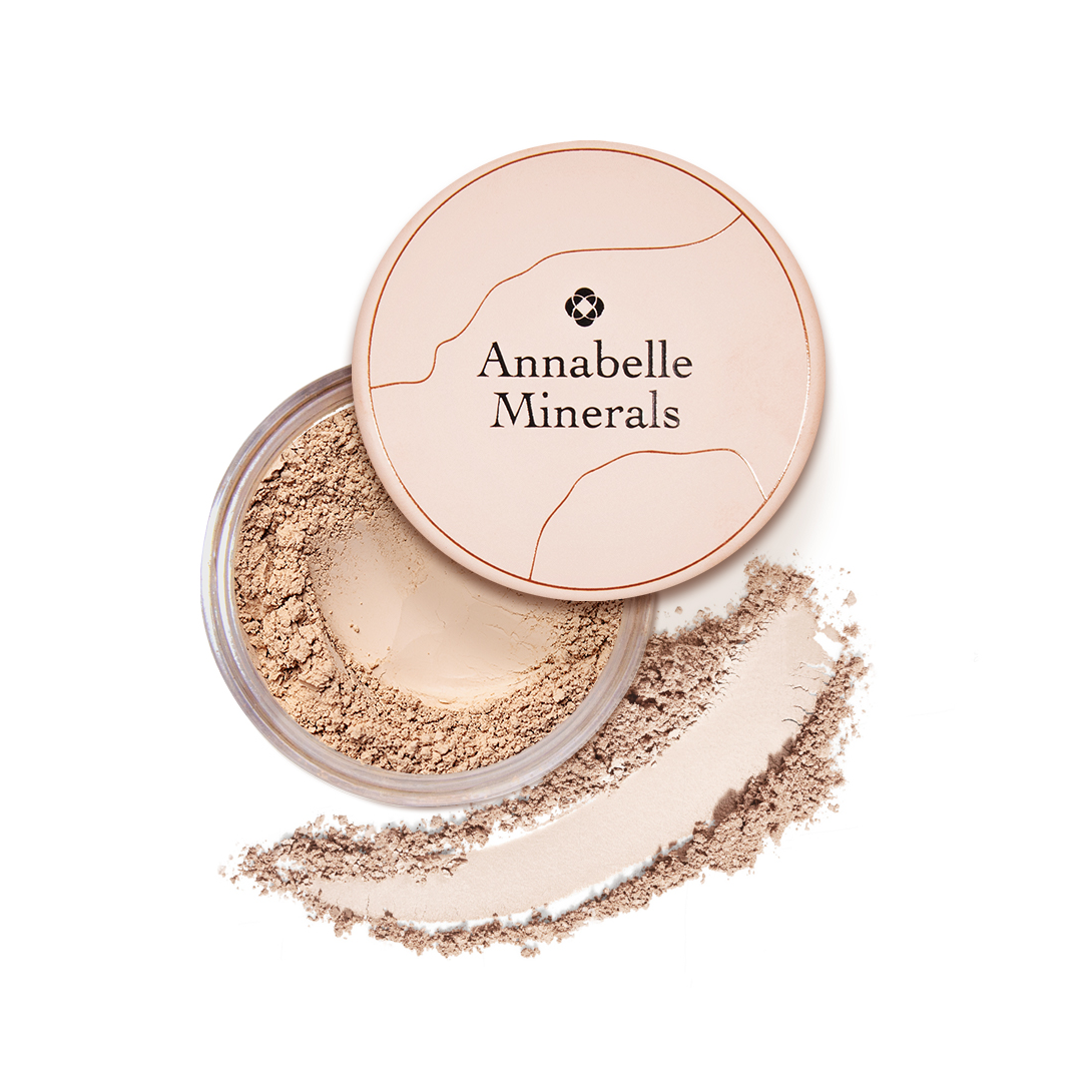 Annabelle Minerals kryjący podkład mineralny do twarzy golden light, 4 g 