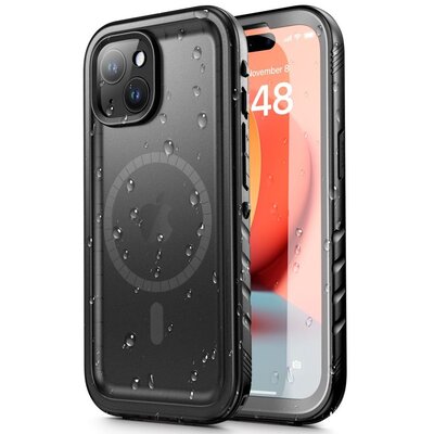 Etui wodoodporne TECH-PROTECT ShellBox MagSafe IP68 do Apple iPhone 15 Czarny