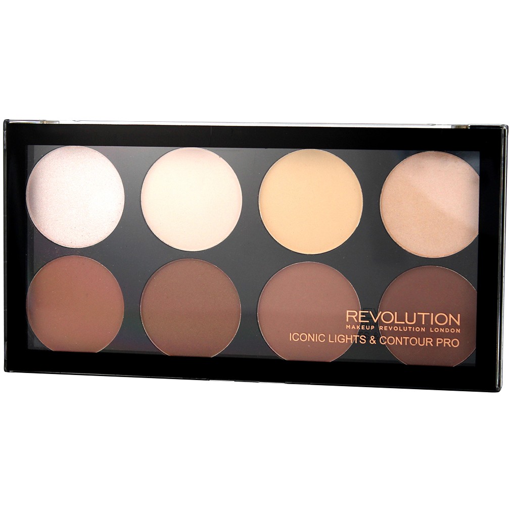 Revolution Makeup Iconic Lights & Contour Pro zestaw do konturowania twarzy, 11 g