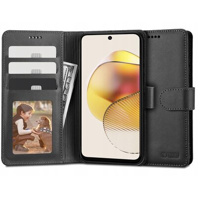 Etui TECH-PROTECT Wallet do Motorola Moto G73 5G Czarny