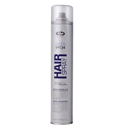 Lisap High Tech Hair Spray lakier naturalnie utrwalający, 500 ml