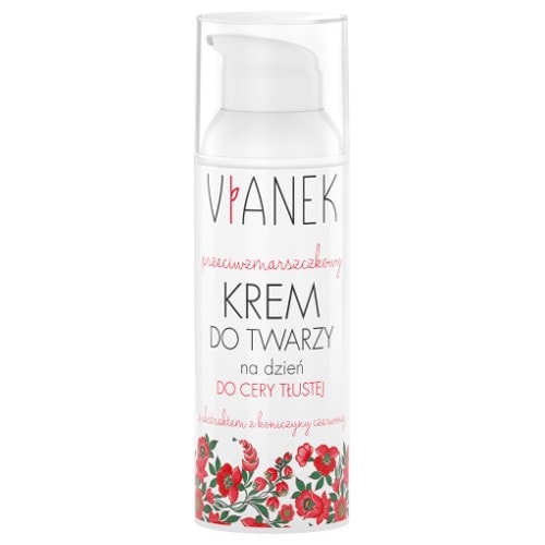 Vianek, przeciwzmarszczkowy krem do cery tłustej, na dzień, 50 ml