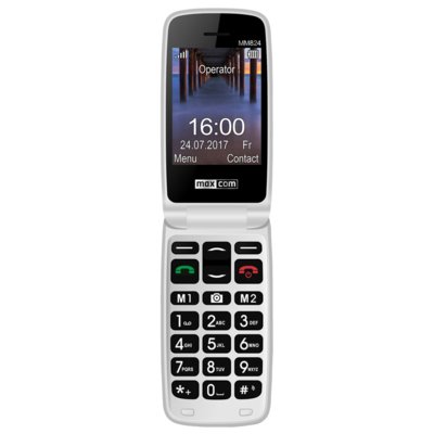 Telefon MAXCOM MM824BB Czerwony