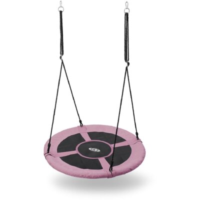 Huśtawka NILS CAMP NB5031 Czarno-różowy