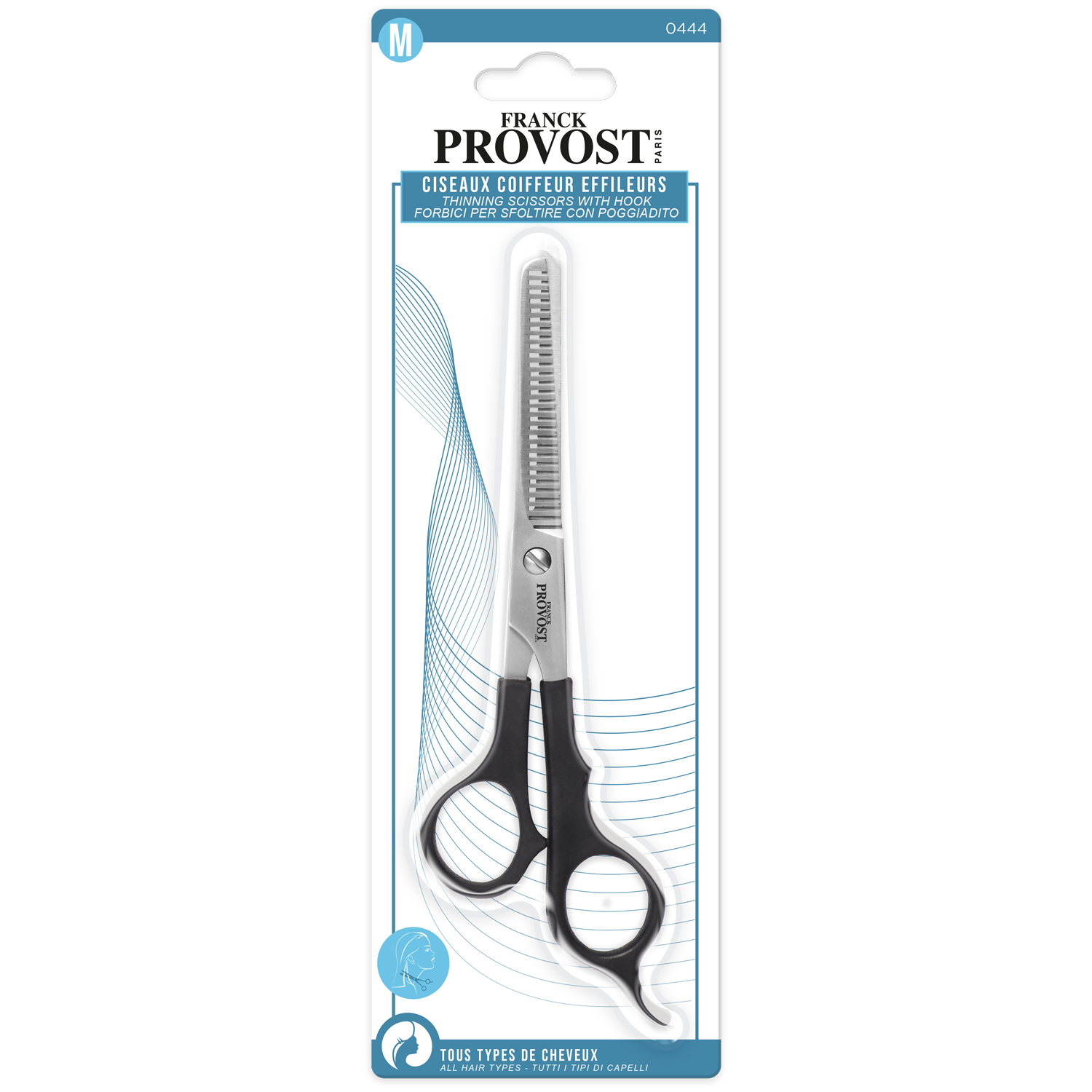 Franck Provost nożyczki do cieniowania włosów, 1 szt.