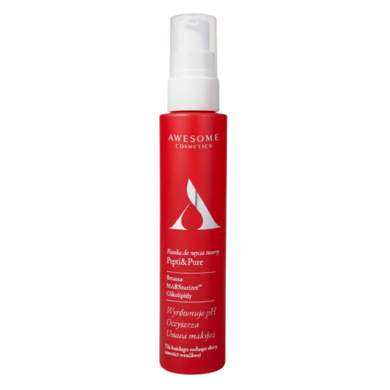 Awesome Cosmetics PEPTI&MORE pianka do mycia twarzy, 100 ml