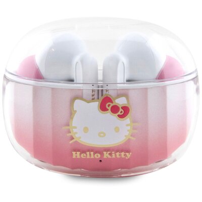 Słuchawki dokanałowe HELLO KITTY Kitty Head Logo  Różowy