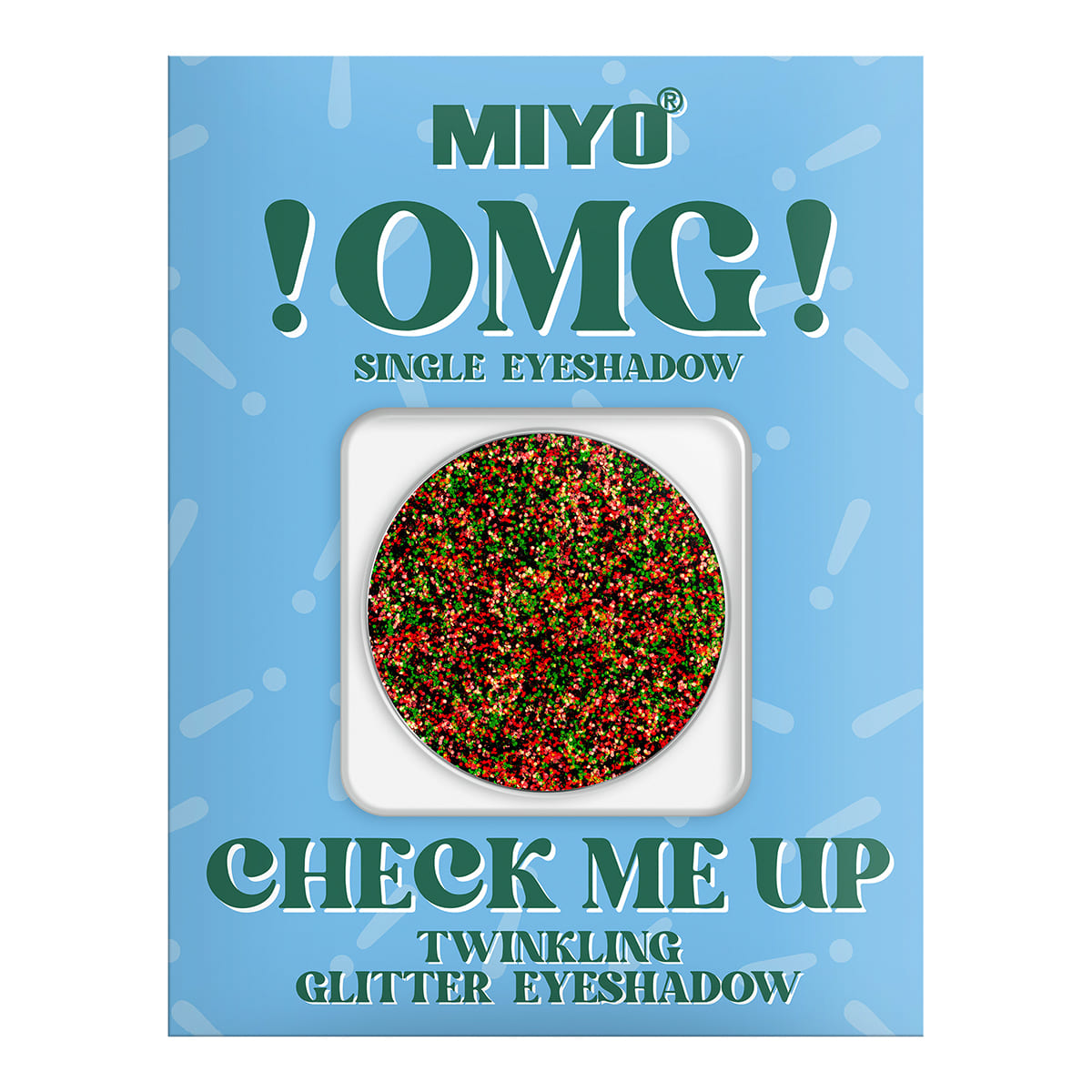Miyo OMG! Check Me Up brokatowy cień do powiek 20 arlekin, 1,3 g