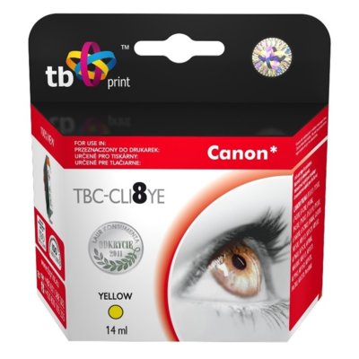 Tusz TB PRINT do Canon CLI-8YE Żółty 14 ml TBC-CLI8YE