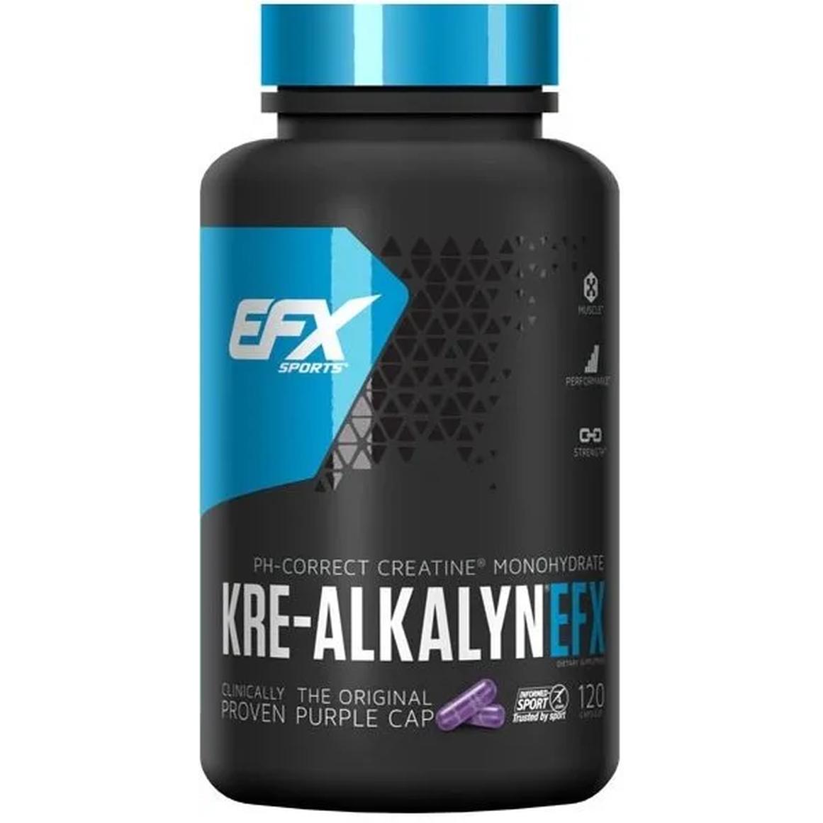 EFX Sports Kre-Alkalyn suplement diety kreatyna, 120 kaps./1 opak.