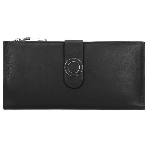 Wojas Czarny Portfel Damski