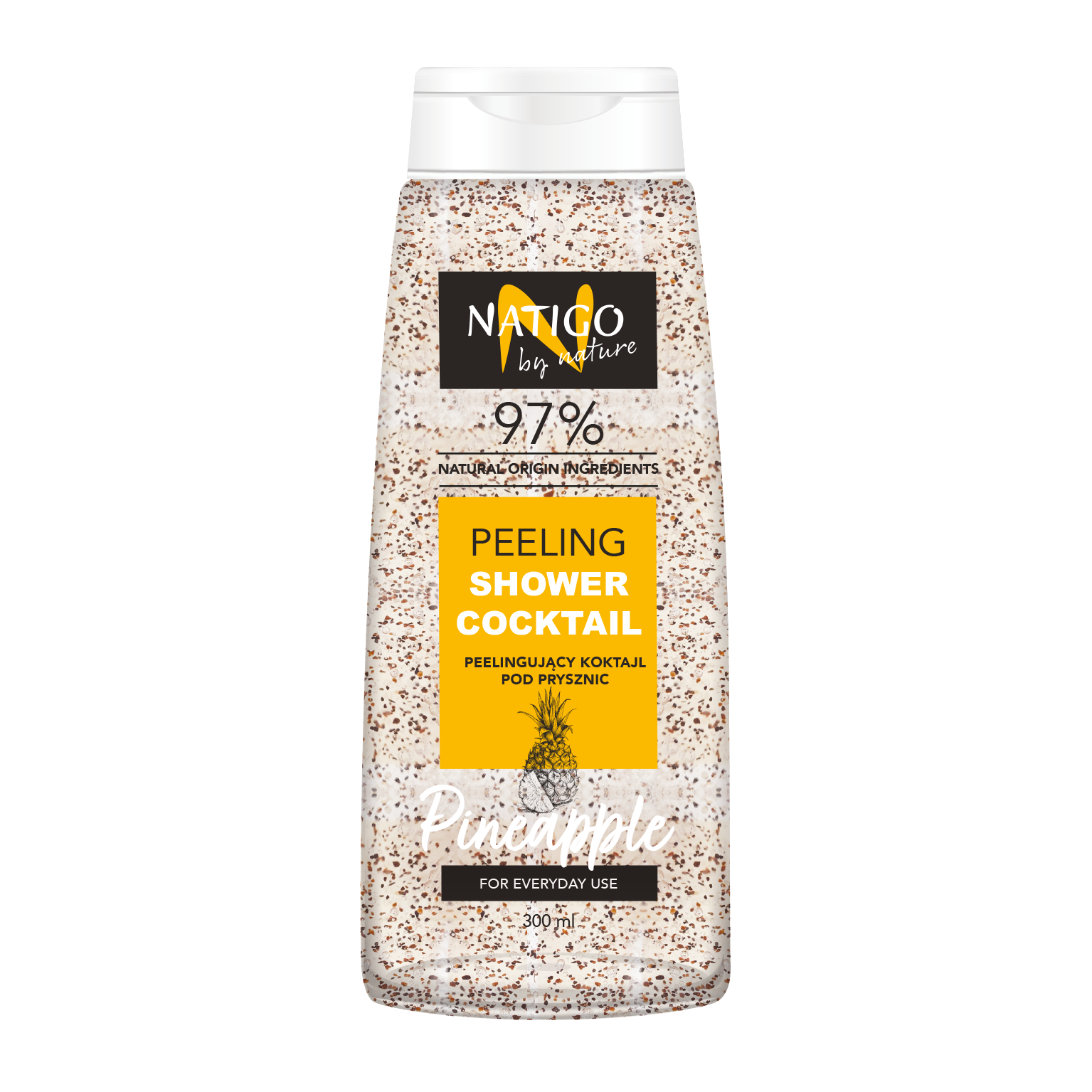 Natigo By Nature Pineapple peelingujący żel pod prysznic, 300 ml