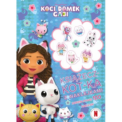 Kolorowanka Koci Domek Gabi Książecz-kot-ka z naklejkami (miękka okładka)