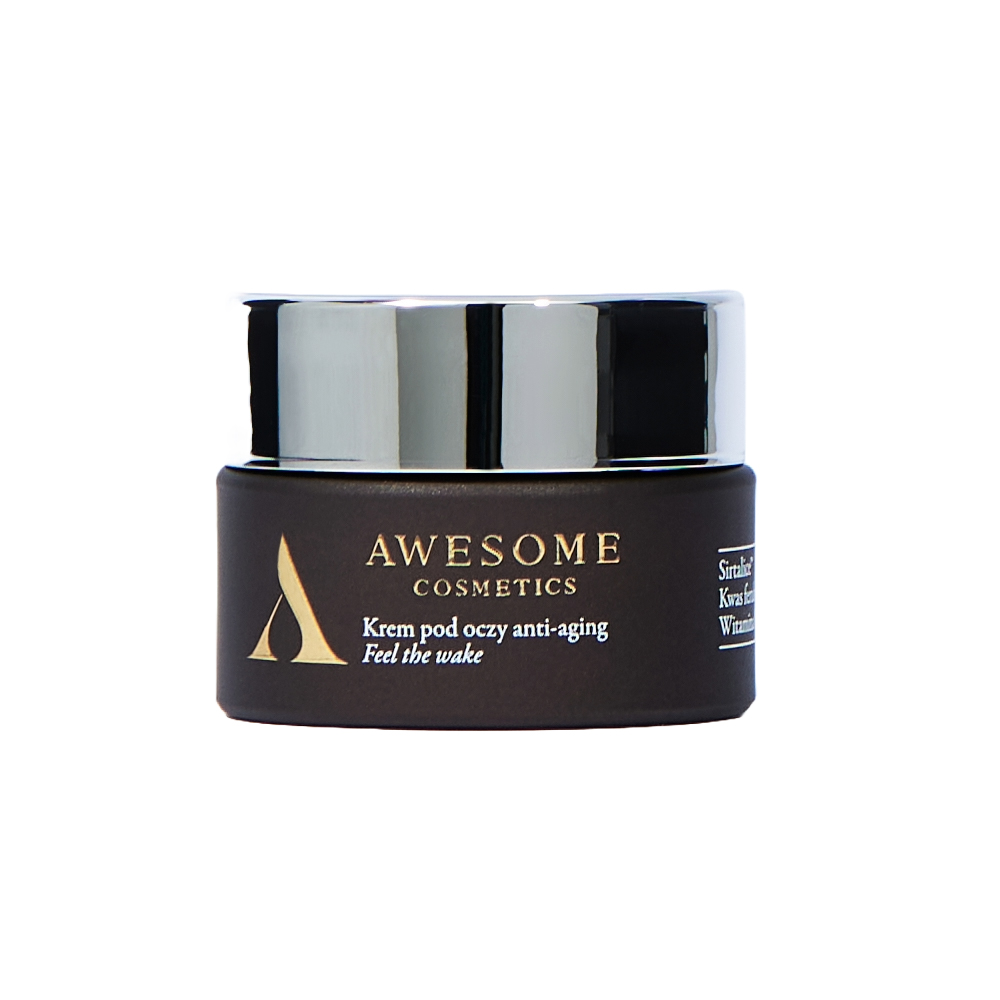 Awesome Cosmetics Anti Aging krem pod oczy przeciwzmarszczkowy Fell the wake, 15 ml