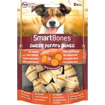 Przysmak dla psa SMART BONES Sweet Potato Mini (8 szt.) 128 g