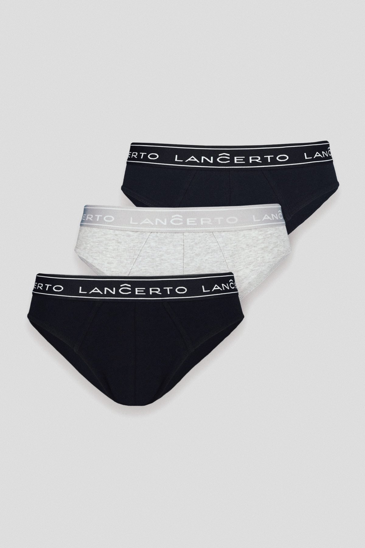 Lancerto Zestaw 3 Par Slipów z Bawełną