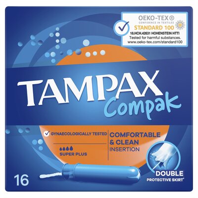 Tampony TAMPAX Compak Super Plus (16 sztuk)