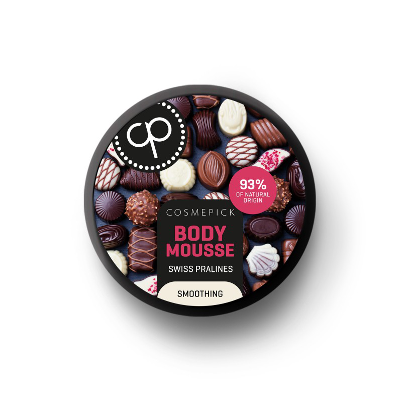 Cosmepick Swiss Pralin mus do ciała pralinkowy, 200 ml