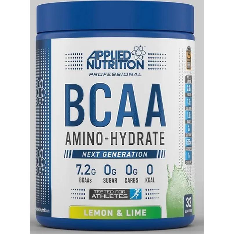 Applied Nutrition Amino-Hydrat BCAA suplement diety, Cytryna Limonka, 450 g