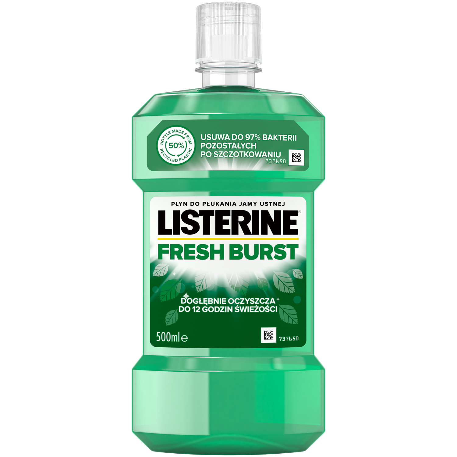 Listerine Fresh Burst płyn do płukania jamy ustnej, 500 ml