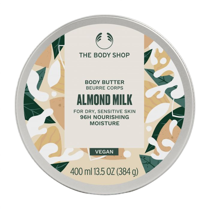 The Body Shop Almond Milk wegańskie masło do ciała, 400 ml