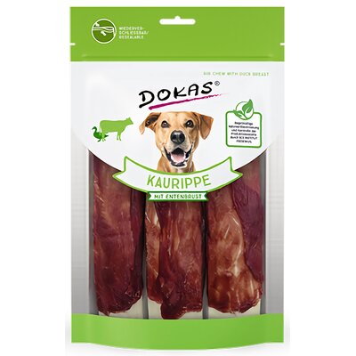 Gryzak dla psa DOKAS Kaczka 210 g