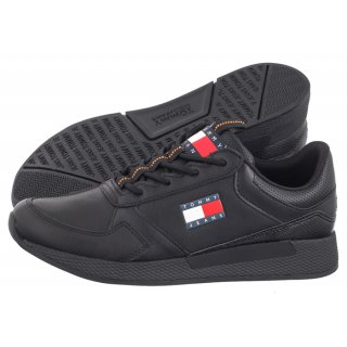 Sneakersy Tommy Hilfiger Tommy Jeans Flexi Runner Black EM0EM01409 BDS