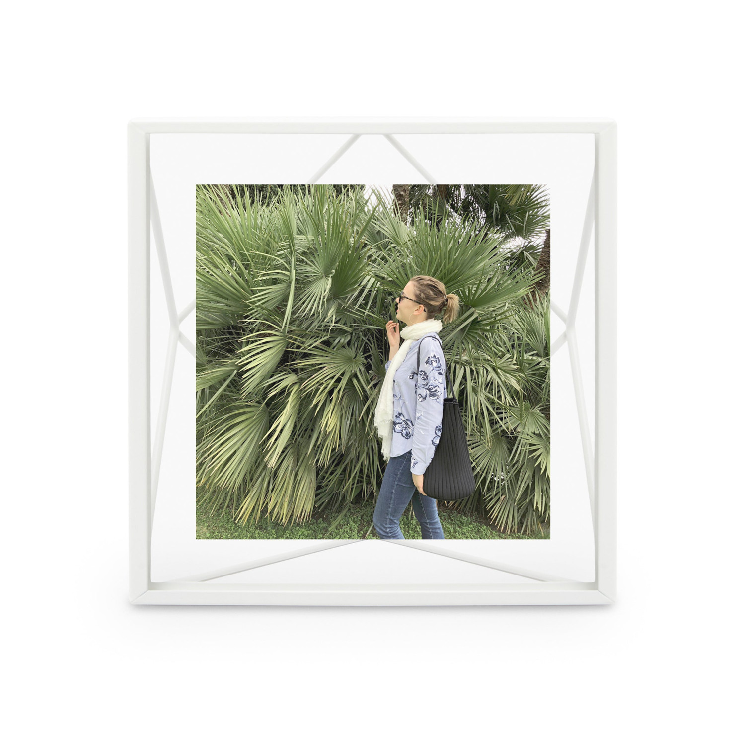 Umbra - Ramka 10 x 10 cm Prisma Biała