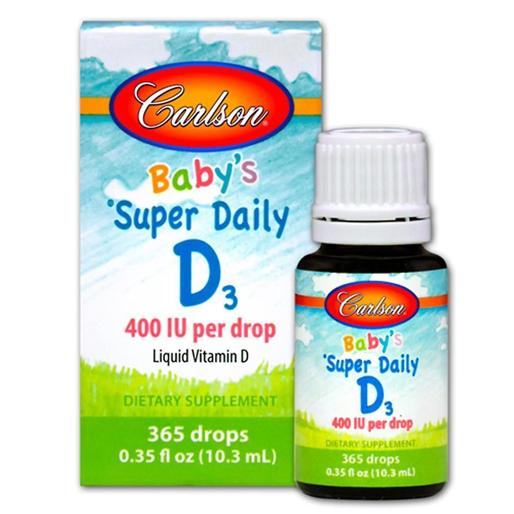Carlson Labs Baby's Super Daily Vitamin D3 suplement diety, 10 ml