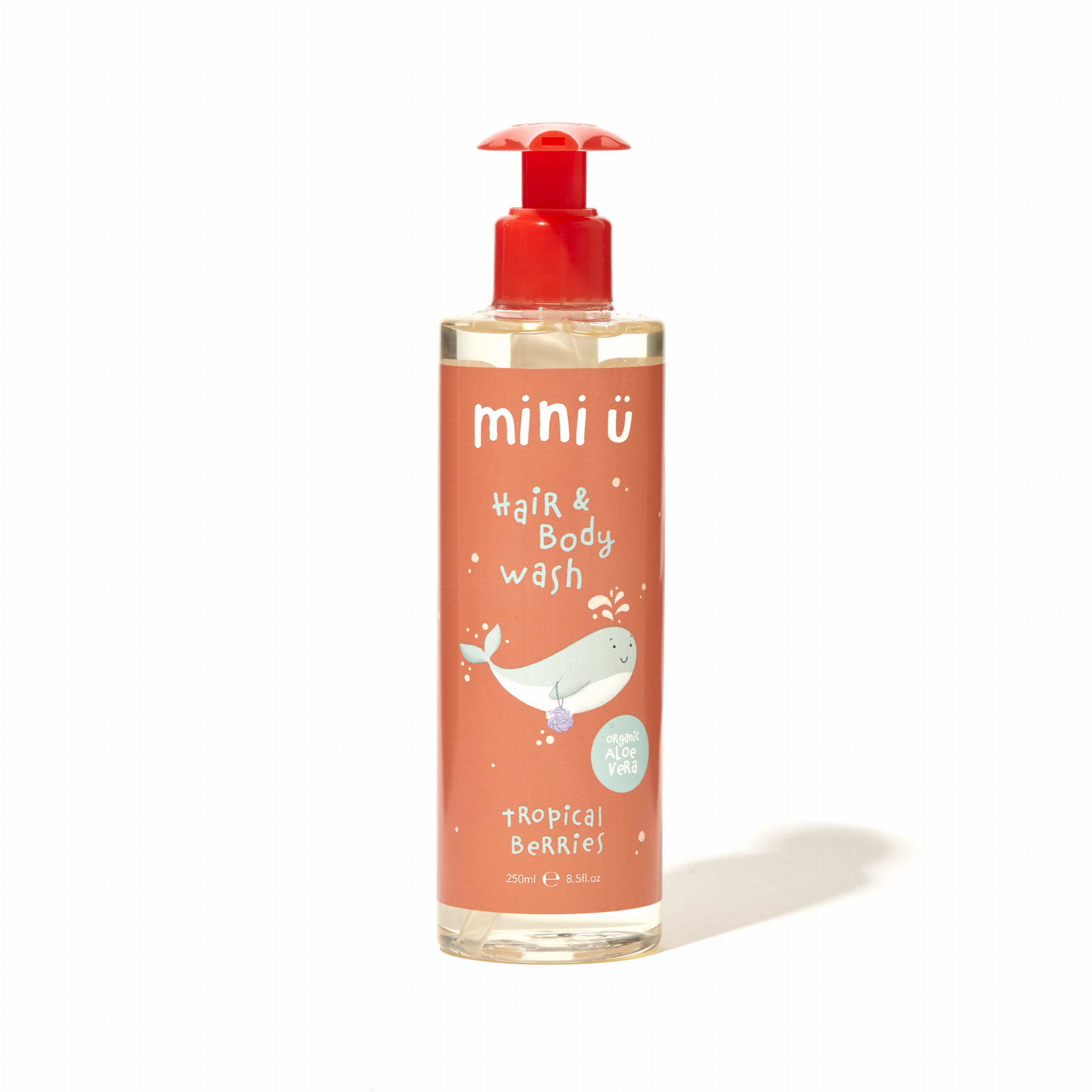 Mini U naturalny żel do mycia ciała i włosów dla dzieci i niemowląt, 250 ml