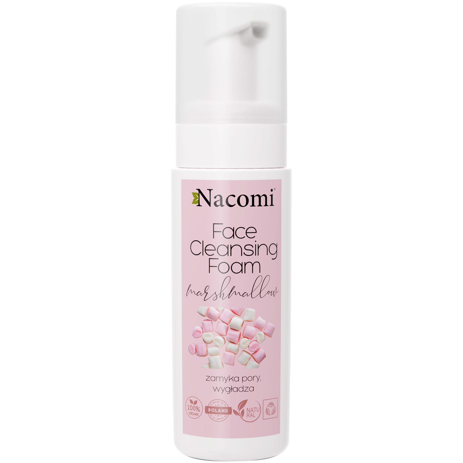 Nacomi oczyszczająca pianka do twarzy marshmallow, 150 ml