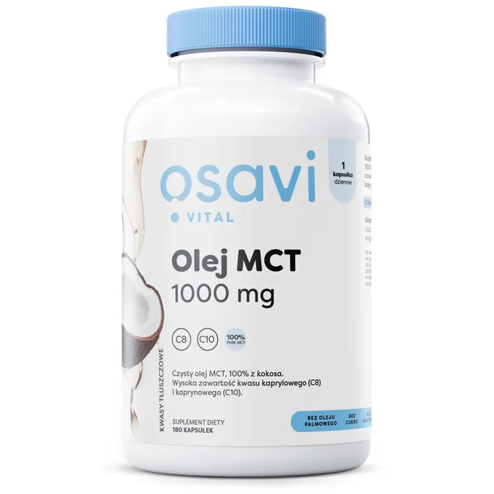 Osavi suplement diety olej MCT, 1000mg, 180 kaps./1 opak.