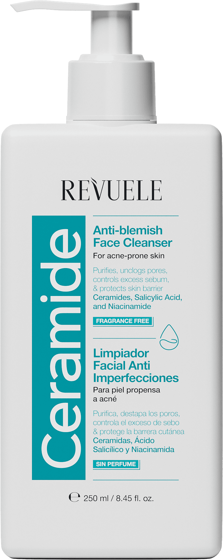 Revuele Ceramide płyn do oczyszczania twarzy, 250 ml