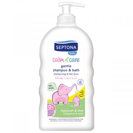 SEPTONA szampon i płyn do kąpieli od 1. dnia życia z dziurawcem i aloesem, 500 ml