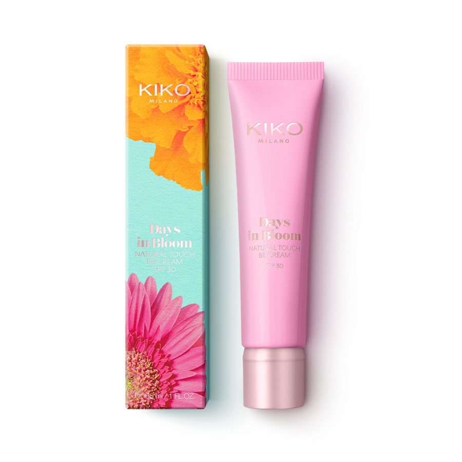 Kiko Milano Days In Bloom Natural Touch BB Cream koloryzujący krem do twarzy z filtrem SPF30 02 Porcelain, 30 ml