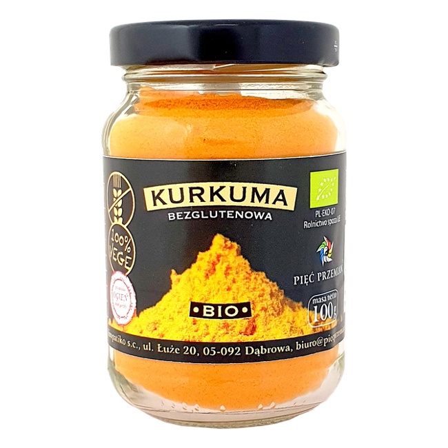 Kurkuma bezglutenowa BIO 100 g