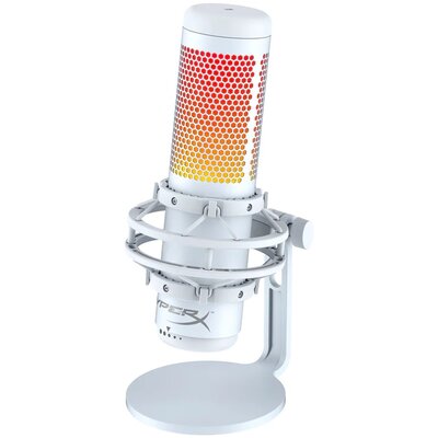 Mikrofon HYPERX QuadCast S Dwukierunkowy / Dookólny / Kardioidalny / Stereo Biały