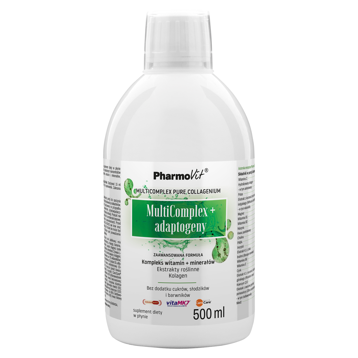 Pharmovit Multicomplex + Adaptogeny, suplement diety, 500 ml