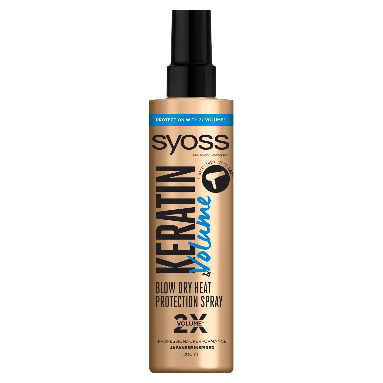 Syoss Keratin Volume termoochronny spray do włosów, 200 ml