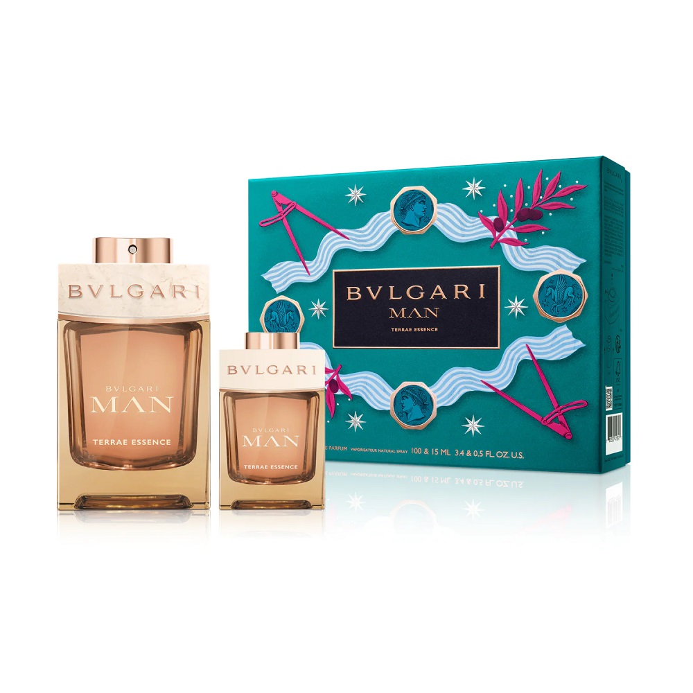 Bvlgari Man Terrae Essence zestaw: woda perfumowana męska, 100 ml + woda perfumowana męska, 15 ml