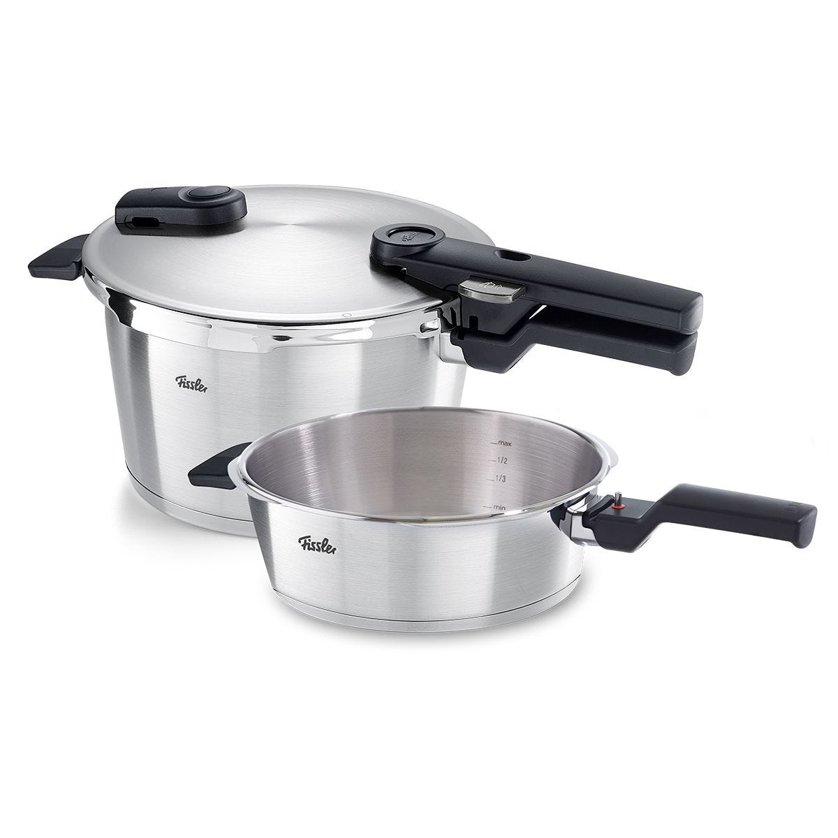 Fissler - Szybkowar 4,5l + Patelnia Ciśnieniowa 2,5l Vitaquick® Premium