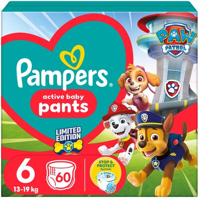 Pieluchomajtki PAMPERS Pants Psi Patrol 6 (60 szt.)