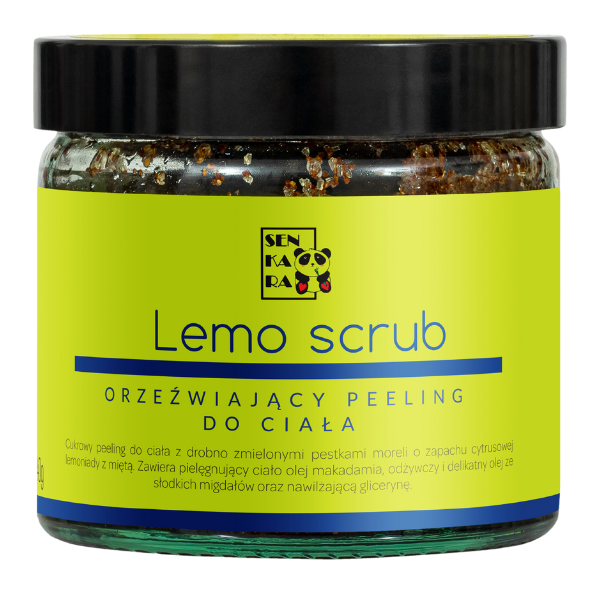 Senkara Lemo Scrub orzeźwiający peeling do ciała, 240 g