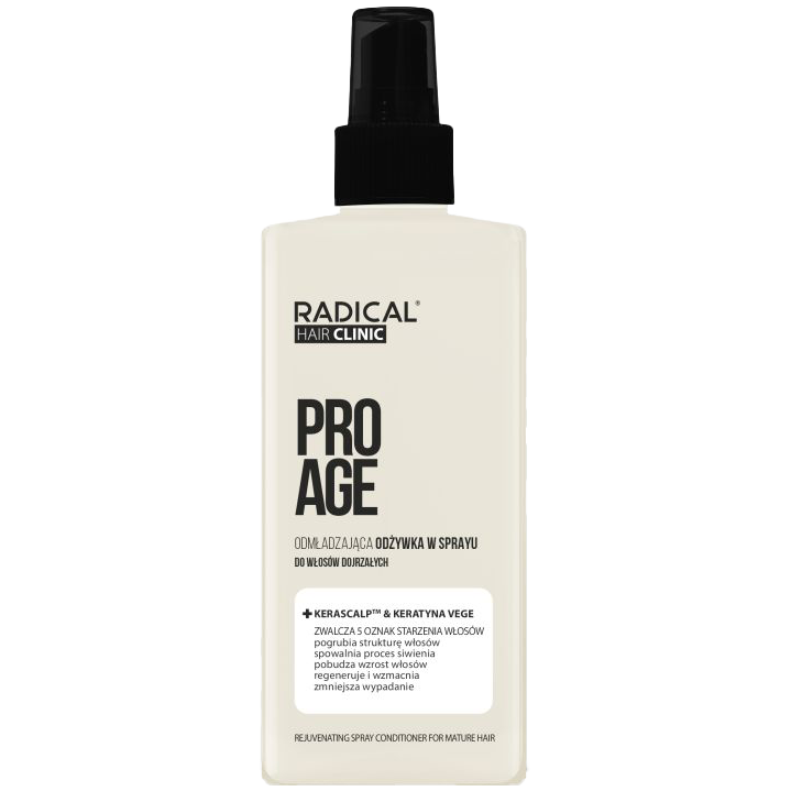Radical Pro Age odmładzająca odżywka w sprayu do włosów dojrzałych, 200 ml