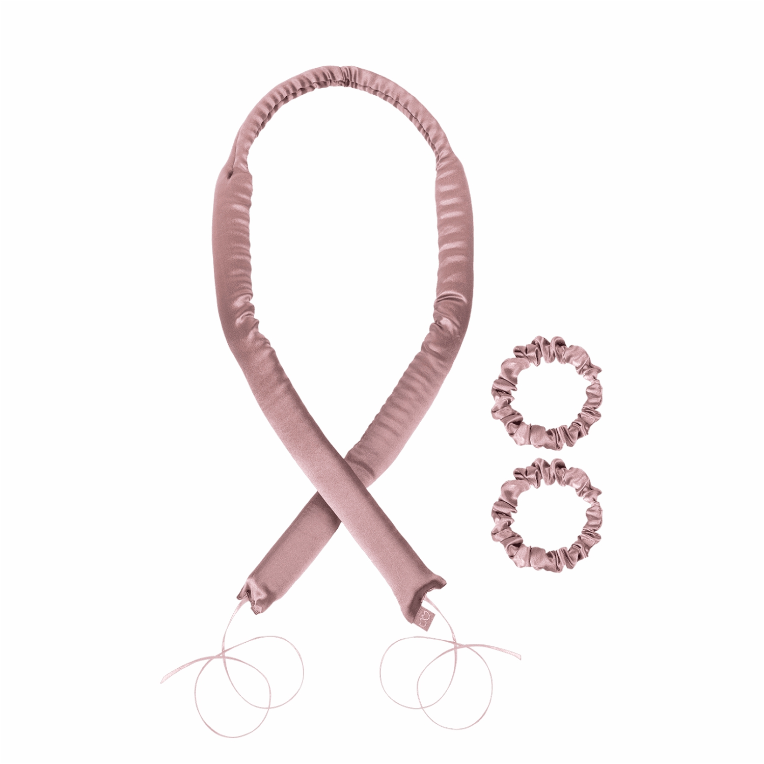 Cat&Cat Silk Comfort Sleep jedwabny wałek do włosów do spania różowy, 1 szt.