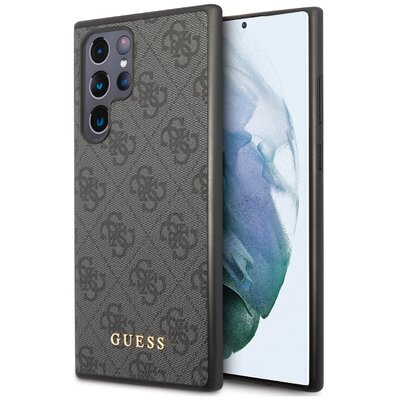 Etui GUESS 4G Metal Gold Logo do Samsung Galaxy S24 Ultra Czarny