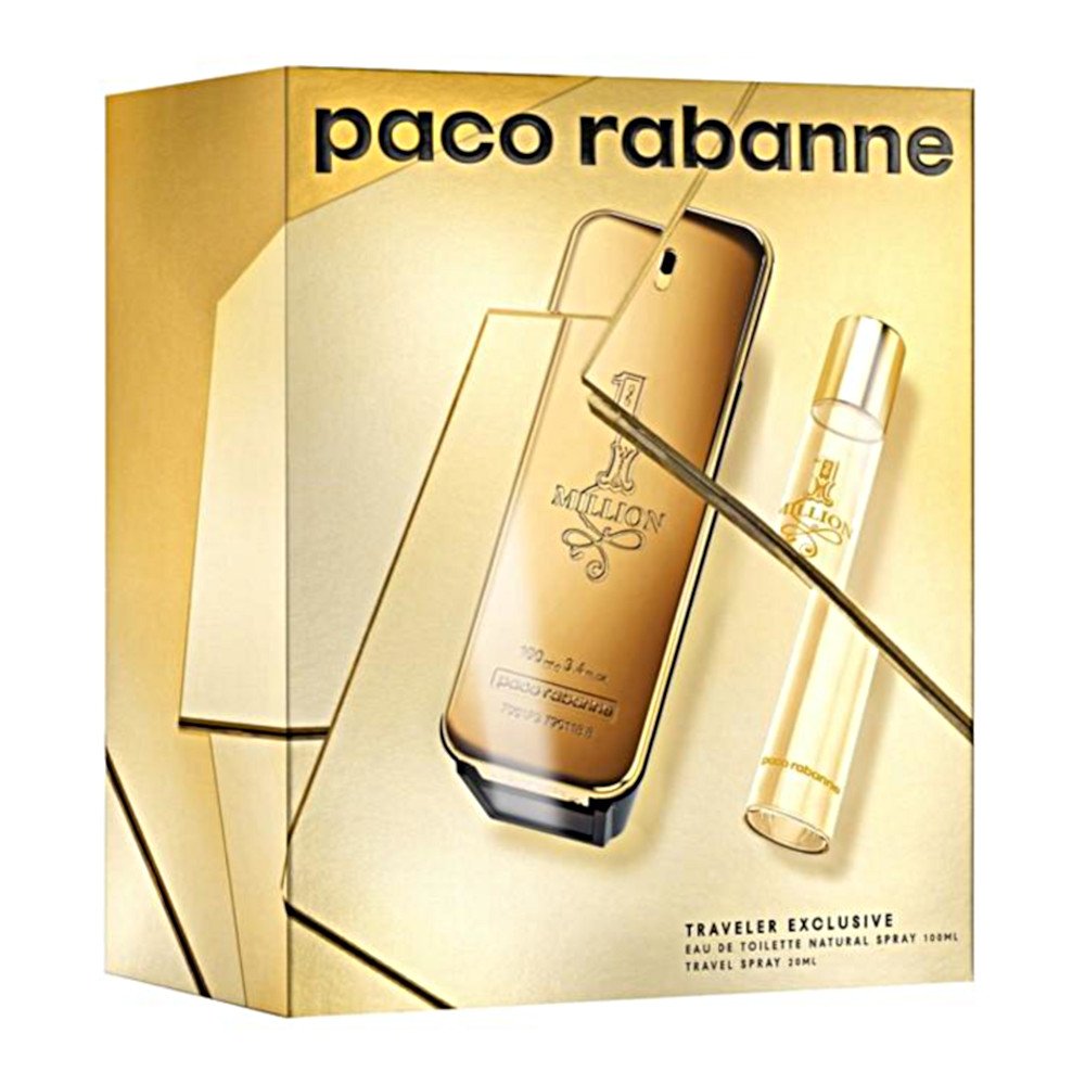 Paco Rabanne 1 Million zestaw męski: woda toaletowa, 100 ml + woda toaletowa, 20 ml
