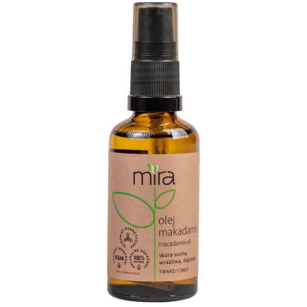 Mira Oleje olej makadamia rafinowany, 50 ml