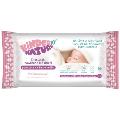 Chusteczki nawilżane KINDER BY NATURE 52243 (56 szt.)
