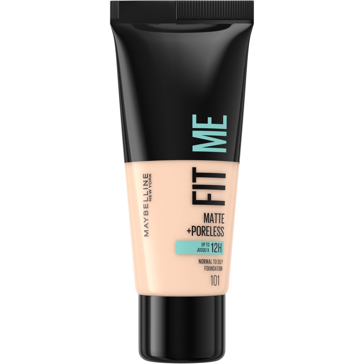Maybelline New York Fit Me podkład do twarzy 101 true ivory, 30 ml
